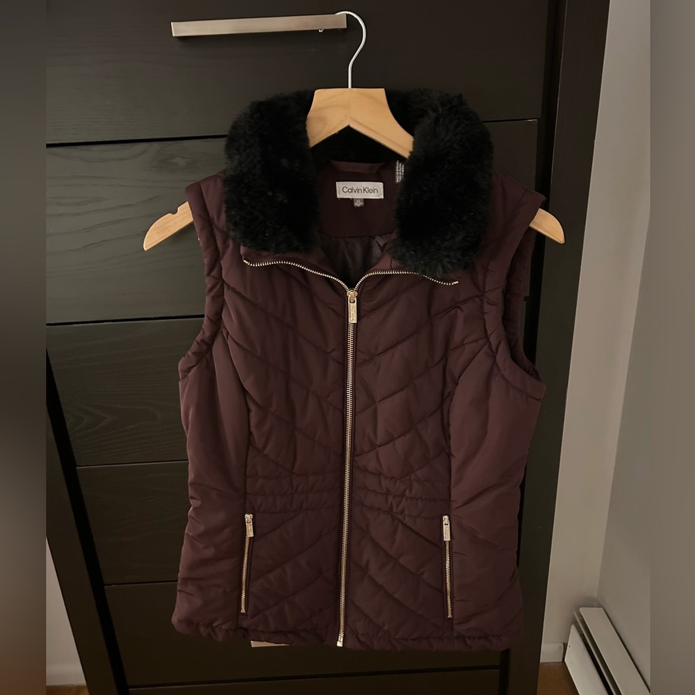 Calvin Klein Faux Fur Vest